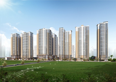 Không tiền trả lương, công ty bất động sản ở TP.HCM cho toàn bộ nhân viên tạm nghỉ - Ảnh 1. Một dự án bất động sản của HDTC - Ảnh: Website DN
