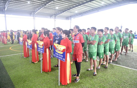 Tưng bừng khởi tranh Vòng chung kết Giải vô địch bóng đá công nhân toàn quốc 2023 - Ảnh 2. Các đội bóng dự vòng chung kết Giải vô địch bóng đá công nhân toàn quốc 2023 tại Bình Dương
