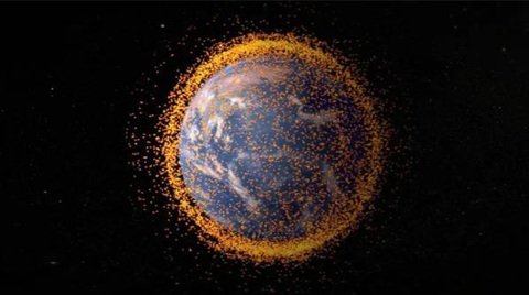 Đồ họa của NASA mô tả số lượng rác vũ trụ hiện đang quay quanh Trái đất. Nguồn: NASA Đồ họa của NASA mô tả số lượng rác vũ trụ hiện đang quay quanh Trái đất - Nguồn: NASA