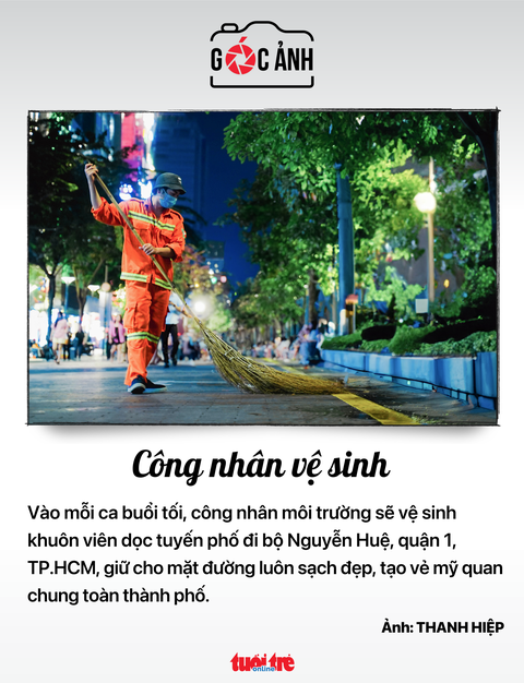Công nhân vệ sinh - Ảnh: THANH HIỆP Công nhân vệ sinh - Ảnh: THANH HIỆP