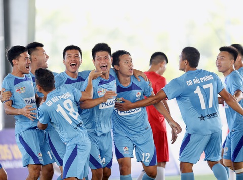 Hải Phòng vô địch Giải bóng đá công nhân toàn quốc 2023 - Ảnh 3. Niềm hạnh phúc vỡ òa của các cầu thủ Công đoàn Hải Phòng