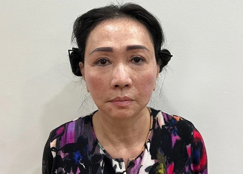 Vụ Vạn Thịnh Phát: Cả đoàn thanh tra bị mua chuộc để bưng bít sai phạm cho SCB như thế nào? - Ảnh 2. Chủ tịch Tập đoàn Vạn Thịnh Phát Trương Mỹ Lan thời điểm bị bắt - Ảnh: Bộ CA