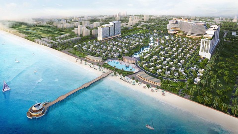 Vũng Tàu chuyển mình đón khách hạng sang - Ảnh 2. Mô hình tổ hợp quy mô lớn, bãi biển riêng sẽ là giải pháp giúp TP Vũng Tàu "nâng hạng" du khách