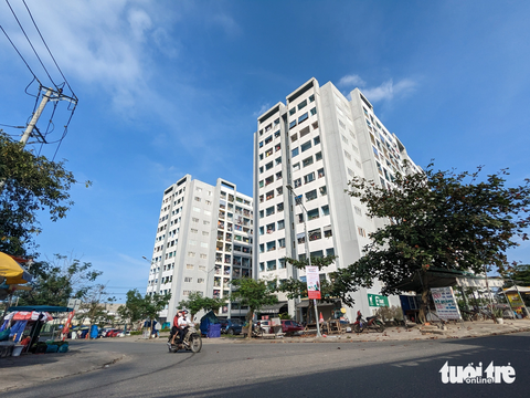Đà Nẵng tài trợ vốn ưu đãi phát triển nhà ở xã hội - Ảnh 1. Dự án khu chung cư nhà ở xã hội Khu công nghiệp Hòa Khánh, quận Liên Chiểu, TP Đà Nẵng - Ảnh: TẤN LỰC