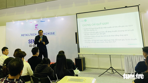 Ra mắt Quỹ đầu tư nhượng quyền dành cho startup, doanh nghiệp vừa và nhỏ Việt Nam - Ảnh 1. Ông Nguyễn Tuấn Quỳnh, giám đốc điều hành GGFF, kỳ vọng quỹ sẽ tiếp sức cho ngành nhượng quyền Việt Nam phát triển - Ảnh: N.BÌNH