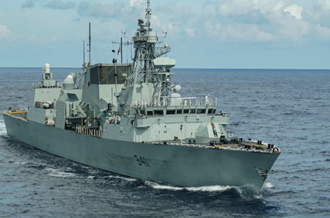 Tàu khu trục lớp Halifax HMCS Ottawa của Hải quân Hoàng gia Canada - Ảnh: CBC Tàu khu trục lớp Halifax HMCS Ottawa của Hải quân Hoàng gia Canada - Ảnh: CBC
