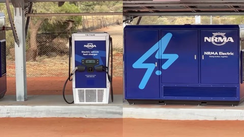 Dùng máy phát điện chạy bằng dầu diesel để vận hành… trạm sạc xe điện - Ảnh 2. Đơn vị vận hành cho biết bình ắc quy diesel chỉ đang chạy thử nghiệm và là phương án dự phòng - Ảnh: Drive