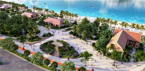 Phối cảnh một phần khu