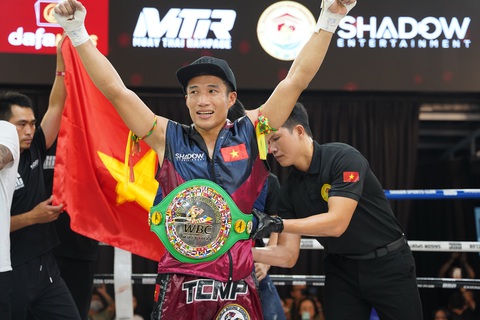 Trương Cao Minh Phát giành đai WBC Muay Thai thế giới lịch sử - Ảnh 1. Trương Cao Minh Phát giành đai WBC Muay Thai thế giới đầu tiên trong lịch sử muay Việt Nam - Ảnh: CINDY