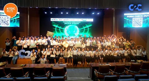 Học IELTS tại KTDC: Nơi khai phá tiềm năng và kiến tạo cộng đồng - Ảnh 1. KTDC IELTS đồng hành cùng trường Đại học Kinh tế TP.HCM trong kỳ thi tranh biện liên quan tới chủ đề Phát triển bền vững tháng 11/2023 trong vai trò cố vấn chuyên môn về Tư duy phản biện