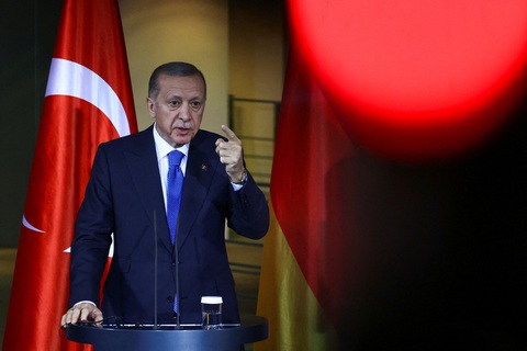 Tổng thống Thổ Nhĩ Kỳ Tayyip Erdogan - Ảnh: REUTERS Tổng thống Thổ Nhĩ Kỳ Tayyip Erdogan - Ảnh: REUTERS