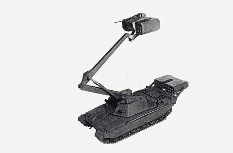 Dự án bệ phóng tên lửa Panther.- Ảnh: VIA SECRET PRỌECTS Dự án tháp pháo chống tăng Panther của Đức - Ảnh: VIA SECRET PRỌECTS