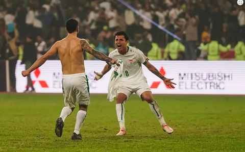 Tương quan sức mạnh giữa tuyển Việt Nam và Iraq - Ảnh 3. Tuyển Iraq có lối chơi đa dạng và được tổ chức ở trình độ cao sẽ là thử thách lớn cho tuyển Việt Nam - Ảnh: IRAQ SOCCER