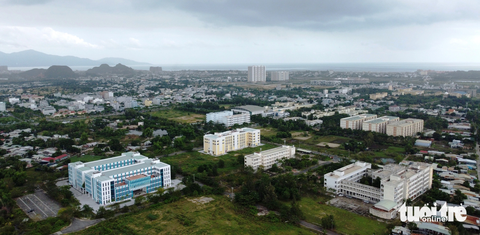 Hiện trạng dự án làng đại học kéo dài 25 năm và còn lâu…hơn nữa - Ảnh 1. Một góc làng đại học Đà Nẵng nhìn từ trên cao - Ảnh: ĐOÀN CƯỜNG
