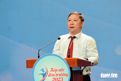 Ông Dương Anh Đức - Phó chủ tịch UBND TP.HCM phát biểu chỉ đạo chương trình - Ảnh: DUYÊN PHAN Ông Dương Anh Đức - phó chủ tịch UBND TP.HCM - phát biểu tại chương trình - Ảnh: DUYÊN PHAN