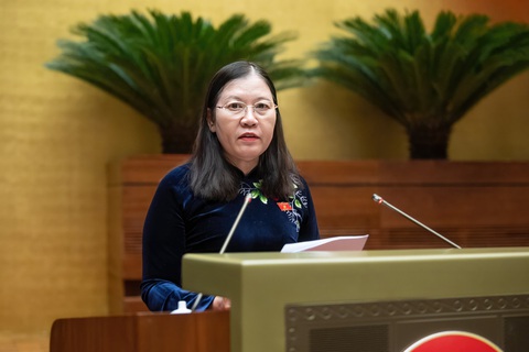Chủ nhiệm Ủy ban Tư pháp Lê Thị Nga cho rằng nhiều loại tội phạm tăng gây tâm lý bất an trong nhân dân - Ảnh: GIA HÂN Chủ nhiệm Ủy ban Tư pháp Lê Thị Nga cho rằng nhiều loại tội phạm tăng gây tâm lý bất an trong nhân dân - Ảnh: GIA HÂN