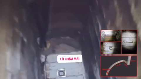 Cửa chống nổ được tìm thấy ở đoạn đường hầm trong khuôn viên Bệnh viện Al Shifa - Ảnh: IDF Cửa chống nổ được tìm thấy ở đoạn đường hầm trong khuôn viên Bệnh viện Al Shifa - Ảnh: IDF