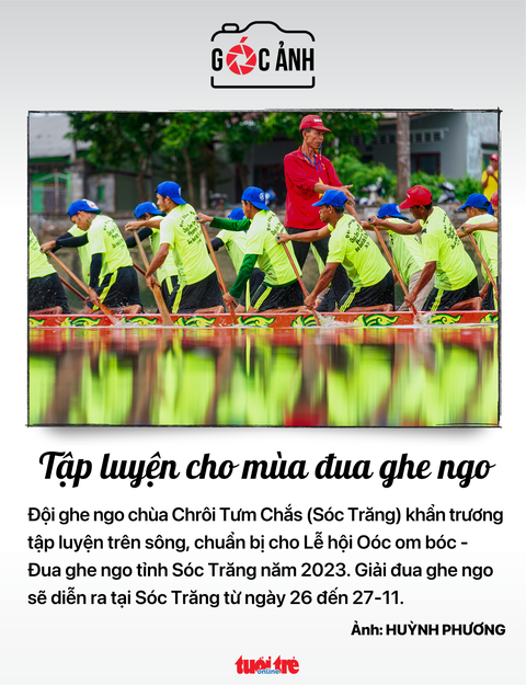 Tập luyện cho mùa đua ghe ngo - Ảnh: HUỲNH PHƯƠNG Tập luyện cho mùa đua ghe ngo - Ảnh: HUỲNH PHƯƠNG