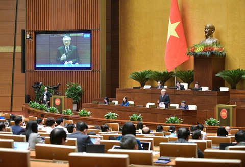 Chánh án Nguyễn Hòa Bình giải trình, tiếp thu các ý kiến của đại biểu Quốc hội - Ảnh: GIA HÂN Chánh án Nguyễn Hòa Bình giải trình, tiếp thu các ý kiến của đại biểu Quốc hội - Ảnh: GIA HÂN