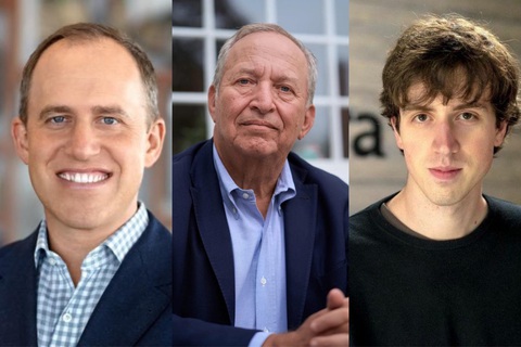 Từ trái qua, các thành viên hội đồng quản trị mới của OpenAI: ông Bret Taylor, ông Larry Summers, ông Adam D’Angelo - Ảnh: X/Harvard News/KQED Từ trái qua, các thành viên hội đồng quản trị mới của OpenAI: ông Bret Taylor, ông Larry Summers, ông Adam D’Angelo - Ảnh: X/Harvard News/KQED