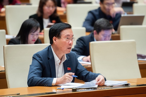 Chủ tịch nước Võ Văn Thưởng dự họp Quốc hội - Ảnh: GIA HÂN Chủ tịch nước Võ Văn Thưởng dự họp Quốc hội - Ảnh: GIA HÂN