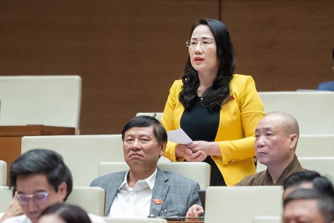 Đại biểu Nguyễn Thị Thủy (Bắc Kạn) - Ảnh: GIA HÂN Đại biểu Nguyễn Thị Thủy (Bắc Kạn) - Ảnh: GIA HÂN