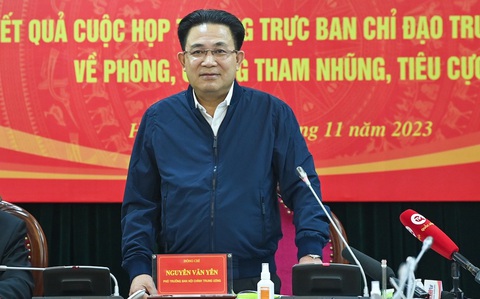 Phó Ban Nội chính Trung ương nói về vụ bắt ông Lưu Bình Nhưỡng- Ảnh 1. Phó trưởng Ban Nội chính Trung ương Nguyễn Văn Yên - Ảnh: GIA HÂN