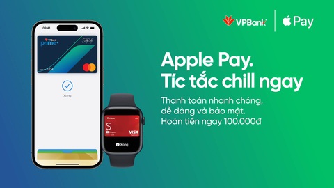 Apple Pay của VPBank mới là ‘vật bất ly thân’ - Ảnh 1. VPBank cung cấp Apple Pay giúp chủ thẻ thanh toán một cách dễ dàng, an toàn và bảo mật - Ảnh: VPB