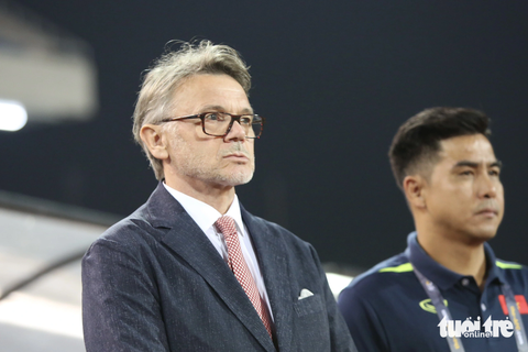 HLV Philippe Troussier tin tưởng các cầu thủ U23 Việt Nam đã tích lũy kinh nghiệm và bản lĩnh thi đấu để chuẩn bị cho VCK U23 châu Á 2024 - Ảnh: HOÀNG TÙNG HLV Philippe Troussier tin tưởng các cầu thủ U23 Việt Nam đã tích lũy kinh nghiệm và bản lĩnh thi đấu để chuẩn bị cho VCK U23 châu Á 2024 - Ảnh: HOÀNG TÙNG