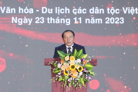 Bộ trưởng Nguyễn Văn Hùng phát biểu tại sự kiện - Ảnh: QUANG VINH Bộ trưởng Nguyễn Văn Hùng phát biểu tại sự kiện - Ảnh: QUANG VINH
