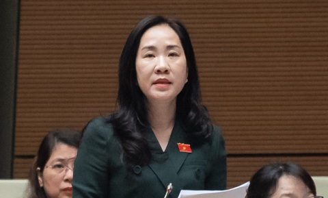 Đại biểu Quốc hội: Không nên cấm rút bảo hiểm xã hội một lần- Ảnh 1. Đại biểu Đoàn Thị Thanh Mai - Ảnh: GIA HÂN