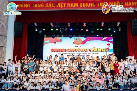 Rung chuông vàng Civilis 2023 - Cuộc đua kiến thức đầy kịch tính- Ảnh 1. Sự kiện với sự tham gia nhiệt tình từ học viên của Civilis