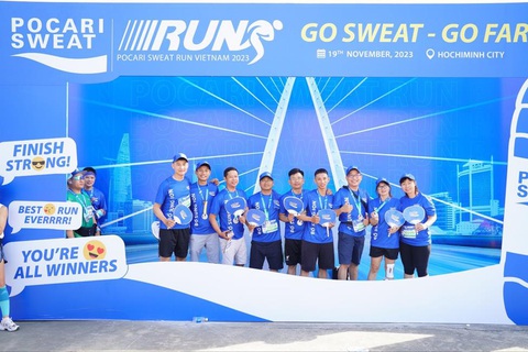 Giải chạy Pocari Sweat Run Việt Nam 2023: Ấn tượng từ những bước chạy nhỏ nhất- Ảnh 5. Giải chạy Pocari Sweat Run Việt Nam 2023: Ấn tượng từ những bước chạy nhỏ nhất- Ảnh 5.