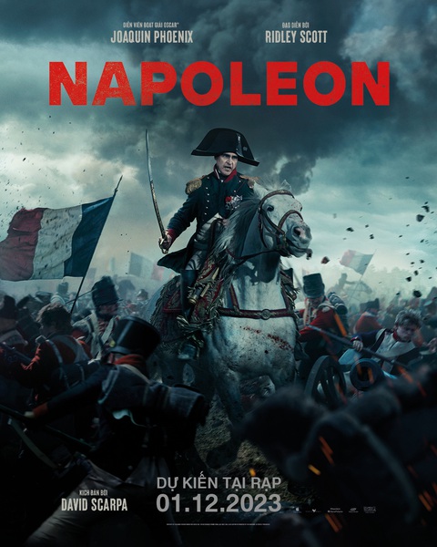 Napoleon: Bộ phim sử thi với sự kết hợp của bộ ba chất lượng Hollywood- Ảnh 1. Bộ phim sử thi Napoleon với con số đầu tư cực khủng sắp ra mắt khán giả
