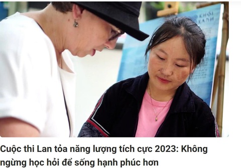Bạn đọc hào hứng tham gia cuộc thi Lan tỏa năng lượng tích cực lần 4- Ảnh 3. Hành trình ứng dụng kỹ thuật mới vào vải chàm truyền thống của cô gái Mông được nhiều bạn đọc quan tâm