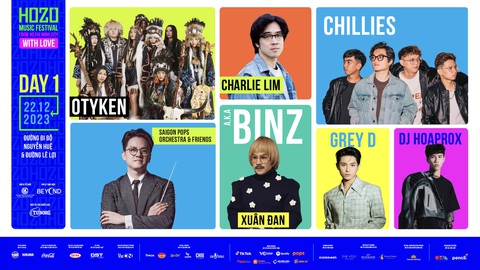 Thu Minh, Văn Mai Hương, Mỹ Anh, Chillies, Da LAB đồng loạt đổ bộ Hò Dô 2023- Ảnh 1. Các nghệ sĩ sẽ trình diễn ngày 22-12