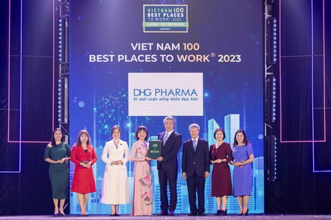 Dược Hậu Giang tăng thứ bậc tại Giải thưởng Top 100 nơi làm việc tốt nhất Việt Nam- Ảnh 1. Dược Hậu Giang tăng thứ bậc tại Giải thưởng Top 100 nơi làm việc tốt nhất Việt Nam- Ảnh 1.