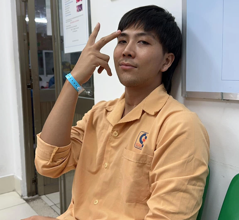 Quang Sơn luôn giữ tinh thần lạc quan - Ảnh: Facebook nhân vật Quang Sơn luôn giữ tinh thần lạc quan - Ảnh: Facebook nhân vật