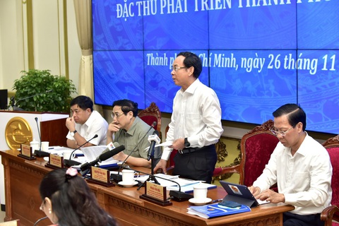 TP.HCM kiến nghị Chính phủ tăng thêm một phó chủ tịch phụ trách nghị quyết 98- Ảnh 1. Bí thư Nguyễn Văn Nên đề xuất thêm một suất phó chủ tịch UBND TP.HCM chuyên sâu đảm trách việc thực hiện nghị quyết 98 về thí điểm chính sách, cơ chế đặc thù phát triển TP.HCM - Ảnh: T.T.D.