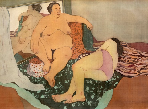 Xem tranh nude của Lưu Công Nhân, Hồ Hữu Thủ, Bửu Chỉ... ở 50 sắc sắc- Ảnh 11. Tranh của họa sĩ Nguyễn Hoàng Minh