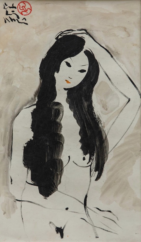 Xem tranh nude của Lưu Công Nhân, Hồ Hữu Thủ, Bửu Chỉ... ở 50 sắc sắc- Ảnh 10. Tranh của họa sĩ Lưu Công Nhân