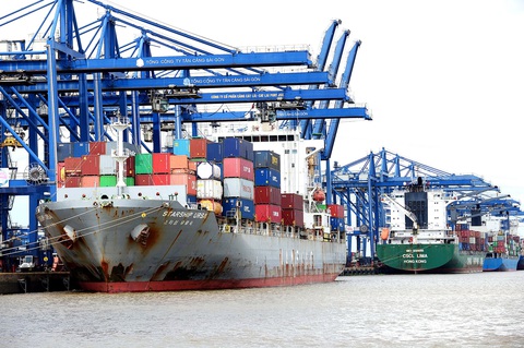 Giảm chi phí logistics nhờ công nghệ- Ảnh 1. Nhiều doanh nghiệp chọn đơn vị chuyển hàng đa dạng về giá cả, minh bạch thời gian vận chuyển... khi qua sàn logistics quốc tế - Ảnh: QUANG ĐỊNH