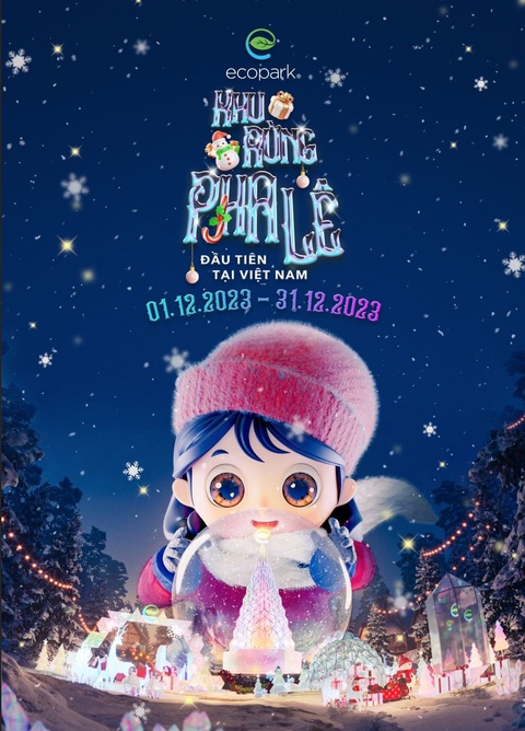 Khu rừng pha lê cùng cây thông giáng sinh nhiều màu sắc mùa Noel 2024- Ảnh 2. Noel tại Ecopark bên người thân sẽ là kỷ niệm ấm áp, đáng nhớ