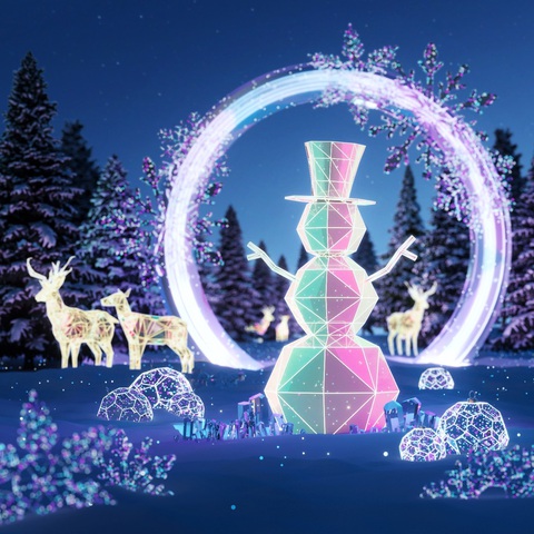 Khu rừng pha lê cùng cây thông giáng sinh nhiều màu sắc mùa Noel 2024- Ảnh 4. Những
