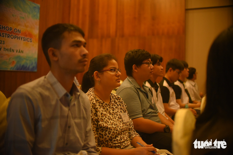 Nhiều nhà khoa học trẻ trên thế giới đã có mặt tại Trung tâm ICISE để tham gia hội thảo - Ảnh: LÂM THIÊN Nhiều nhà khoa học trẻ trên thế giới đã có mặt tại Trung tâm ICISE tham gia hội thảo - Ảnh: LÂM THIÊN
