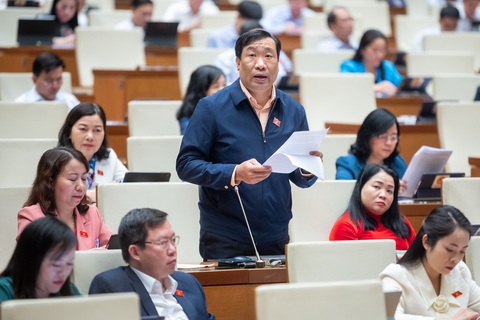 Đại biểu Thạch Phước Bình (Trà Vinh) góp ý về dự thảo Luật Thủ đô - Ảnh: GIA HÂN Đại biểu Thạch Phước Bình (Trà Vinh) góp ý về dự thảo Luật Thủ đô - Ảnh: GIA HÂN