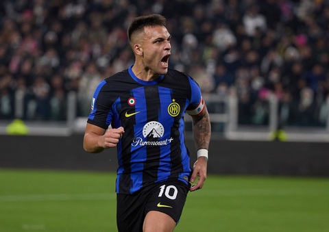 Tin tức thể thao sáng 27-11: Bellingham lại ghi bàn; Inter Milan hòa Juventus- Ảnh 2. Lautaro Martinez giúp Inter giữ lại 1 điểm trước Juventus - Ảnh: CIANCAPHOTO