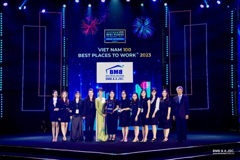 BMB Steel nhận giải ‘Top 100 Nơi làm việc tốt nhất Việt Nam’- Ảnh 1. Giải thưởng "Top 100 Nơi làm việc tốt nhất Việt Nam"
