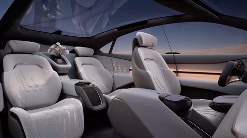 Mẫu xe điện Skyworth Skyhome gây sốc, giá dự kiến như Mazda CX-5- Ảnh 12. Có thể nói, Skyworth Skyhome không khác gì một chiếc máy bay tư nhân trên mặt đất