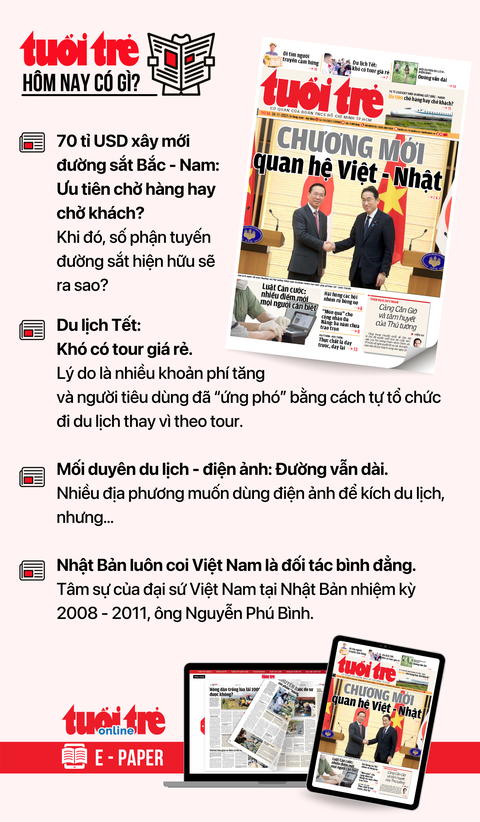 Tin tức sáng 28-11: Phạt loạt doanh nghiệp 'ém' thông tin; Ngân hàng Nhà nước rút kinh nghiệm- Ảnh 4. Tin tức đáng chú ý trên Tuổi Trẻ nhật báo ngày 28-11. Để đọc Tuổi Trẻ báo in phiên bản E-paper, mời bạn đăng ký Tuổi Trẻ Sao TẠI ĐÂY